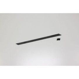 KYOSHO ANTENNA TUBES FOR RX - LUMIN BLACK  (4pcs) 