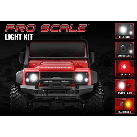 TRAXXAS 9784 TRX-4M Defender Pro Scale LED light set complete