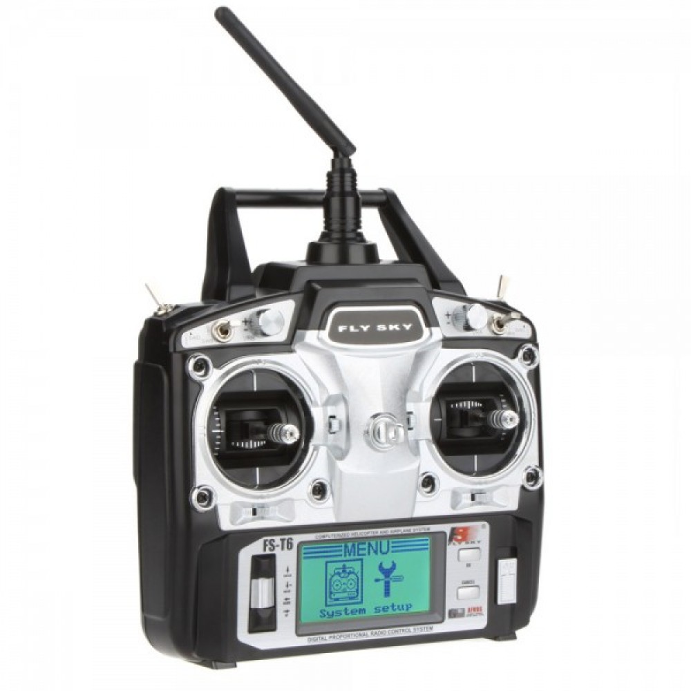 FLY SKY FS-T6 6ch 2.4GHz Transmitter and Receiver 