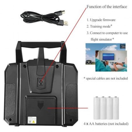 FLY SKY i6X TRANSMITER 10CH RECIEVER iA10B S-BUS (10CH AFHDS 2A)