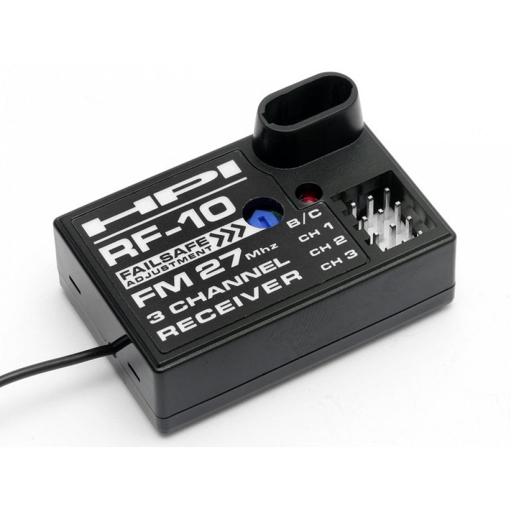 HPI RF-10 RECEIVER (FM 27MHz/3ch)