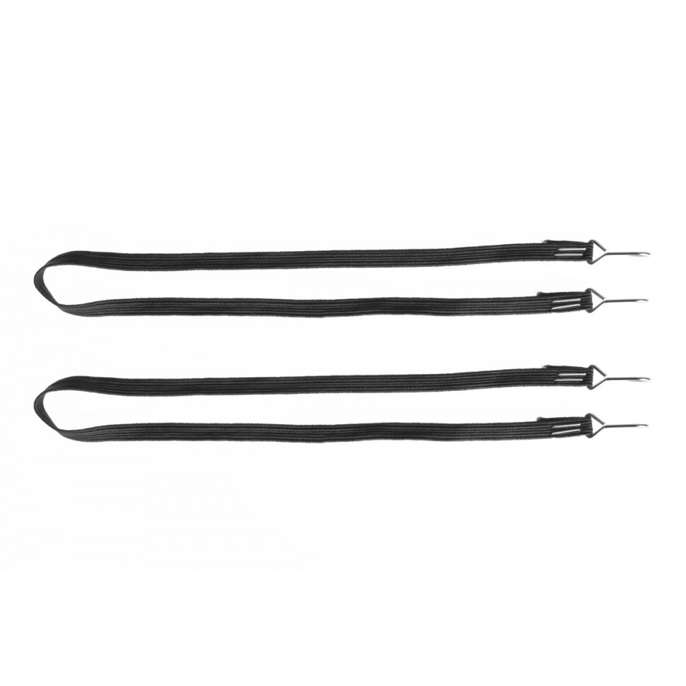KAVAN 1/10 RC Crawler Tow Rope with Hook Black (2pcs)