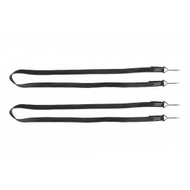 KAVAN 1/10 RC Crawler Tow Rope with Hook Black (2pcs) 