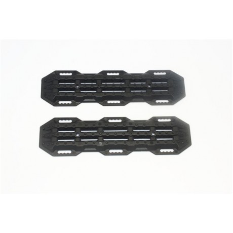 TRAXXAS SCALE ACCESSORIES TRACTION BOARD 1/10 CRAWLER VERSION GPM ROADTECH TRX4 DEFENDER BLACK (2pcs) 