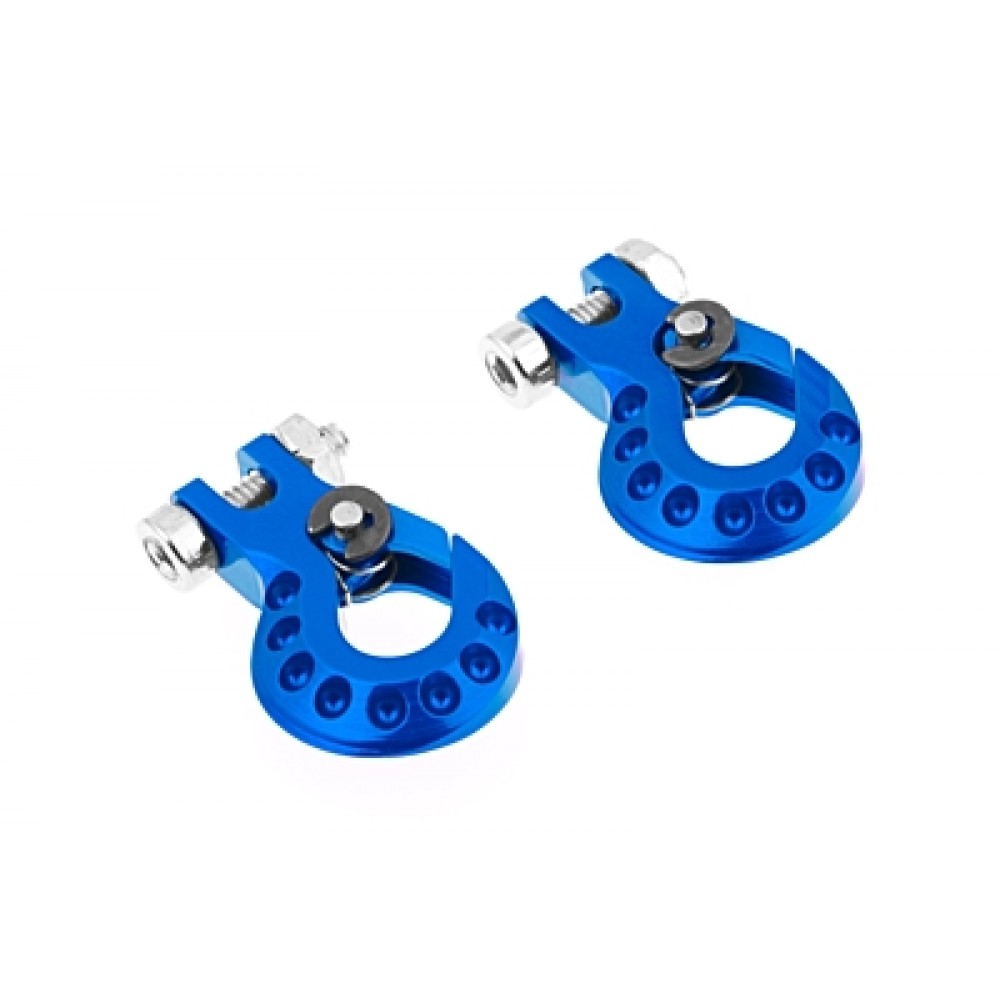 KAVAN 1/10 CNC Aluminum Tow Hook for RC Crawler (Blue)