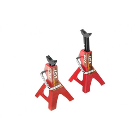 KAVAN 1/10 Adjustable Height Metal Jack Stand for RC Crawler