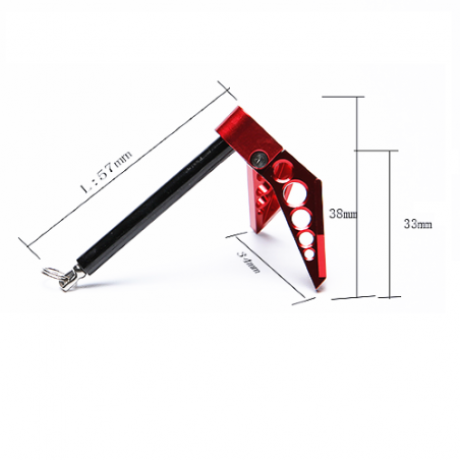 CN 1/10 SCALE CRAWLER ACCESSORY ALUMINUM FOLDABLE WINCH ANCHOR