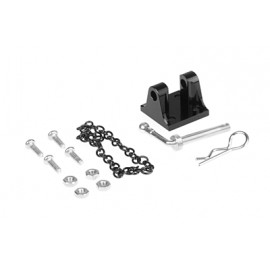 KAVAN 1/10 Aluminum Small Tail Hook for RC Crawler (BLACK) 