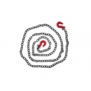 H-SPEED Black tow chain with red hooks decorative 1/10