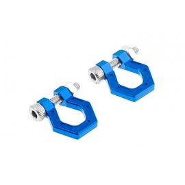 KAVAN 1/10 CNC Aluminum Tow Hook for RC Crawler (Blue) 