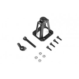 YEAH RACING Steel Spare Tire Carrier for RC Crawler (Black) 