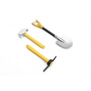KAVAN 1/10 Metal Hammer Pickaxe and Shovel Set for RC Crawler