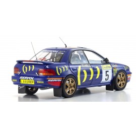 KYOSHO 1:18 Subaru Impreza Carlos Sainz Winner Monte Carlo 1995 Nr.5 