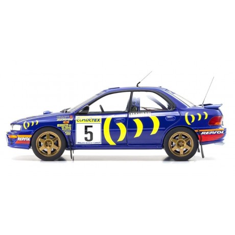 KYOSHO 1:18 Subaru Impreza Carlos Sainz Winner Monte Carlo 1995 Nr.5