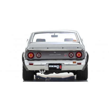 KYOSHO 1:18 Nissan Skyline 2000 GT-R (KPGC110) 1973 Silver