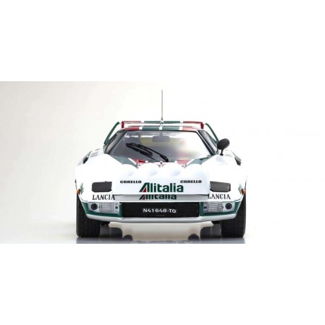 KYOSHO 1:18 Lancia Stratos HF S.Munari Winner Monte Carlo 1977 Nr.1