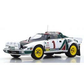 KYOSHO 1:18 Lancia Stratos HF S.Munari Winner Monte Carlo 1977 Nr.1