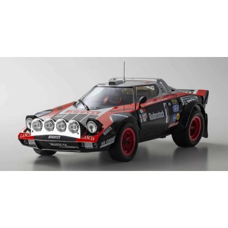 KYOSHO 1:18 Lancia Stratos HF S.Munari Winner Monte Carlo1977 Nr.1