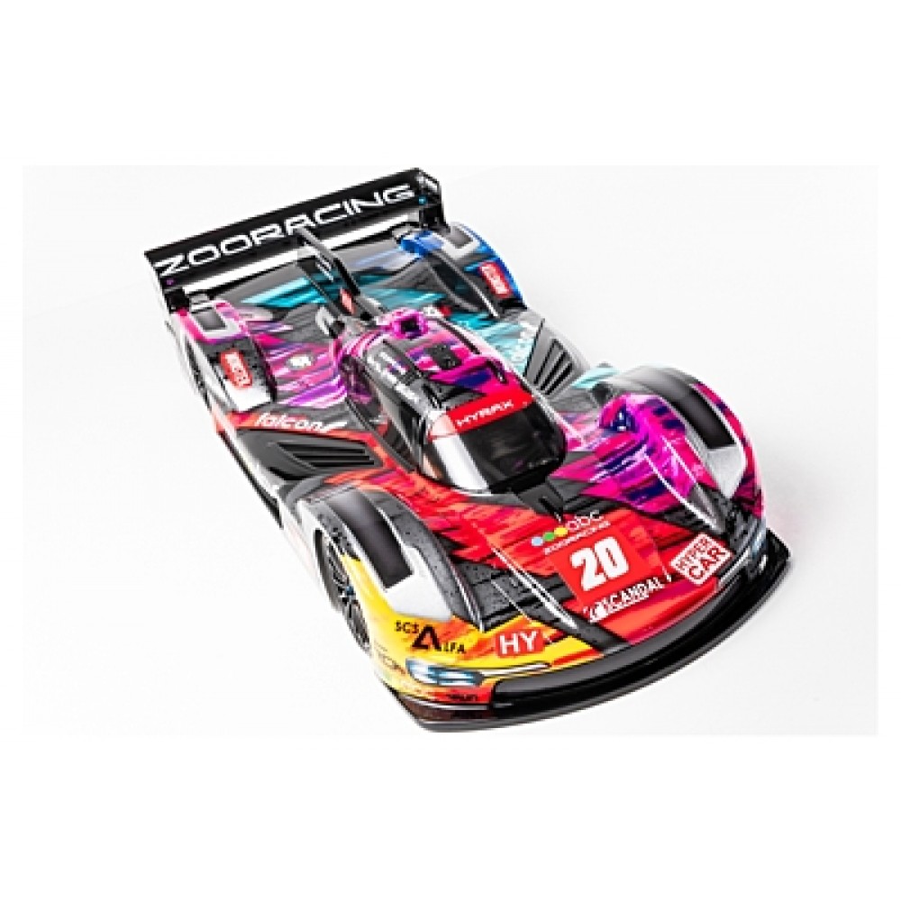 ZOO RACING Hyrax 190mm Hyper Car 0.7mm Clear Body