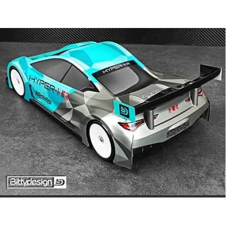 BITTYDESING HYPER-HR 1/10 TC 190mm Light Weight Body CLEAR