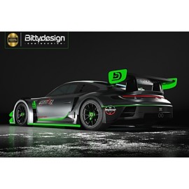 BITTYDESING P-GT3R 1/10 GT Clear Body 190mm 