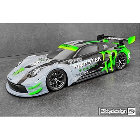 BITTYDESING P-GT3R 1/10 GT Clear Body 190mm
