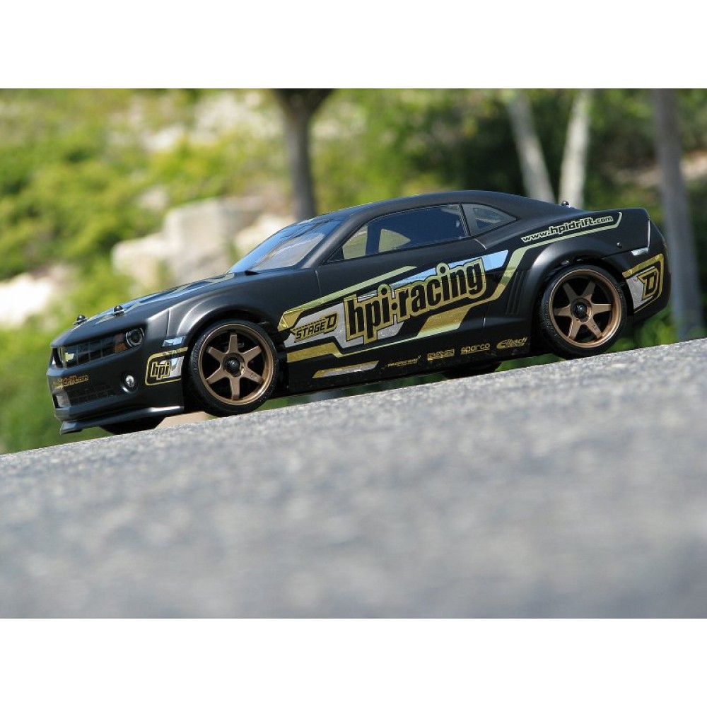 HPI 2010 CHEVROLETR CAMARO BODY (MATTE BLACK/200MM)  1/10