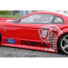 HPI  FORD MUSTANG COBRA R BODY (WB 140mm) - CLEAR 1/18 