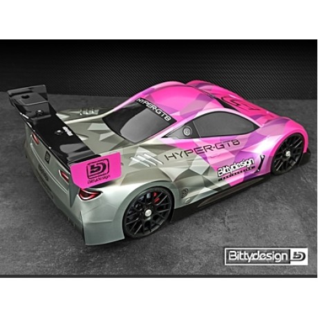 BITTYDESING Hyper-GT8 1/8 GT Body CLEAR