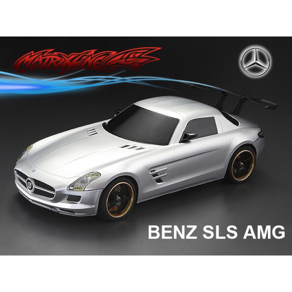 MATRIXLINE BENZ SLS AMG PC BODY SHELL 195mm  1/10