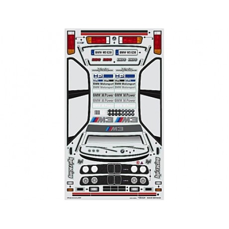 HPI 1/10 Clear body BMW M3 E30 (200mm)