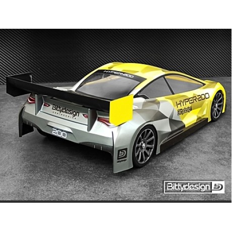 BITTYDESING HYPER-200 1/10 IC 200mm Light Weight Body CLEAR