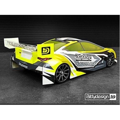 BITTYDESING HYPER-200 1/10 IC 200mm Light Weight Body CLEAR