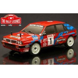THE RALLY LEGENDS LANCIA DELTA INTEGRALE RED (PAINTED BODY) WITH WHEELS 1/10 