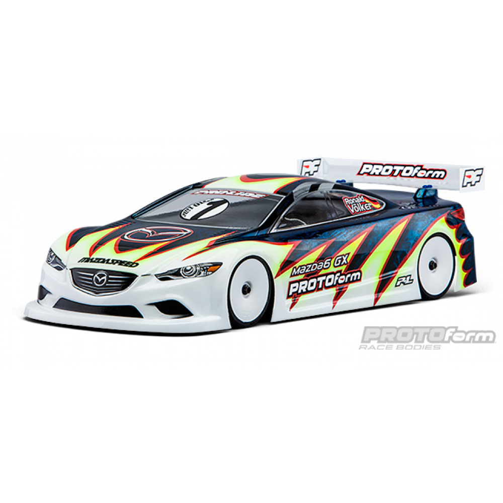 PROTOFORM  MAZDA 6 GX LIGHT WEIGHT CLEAR BODY FOR 190MM  1/10