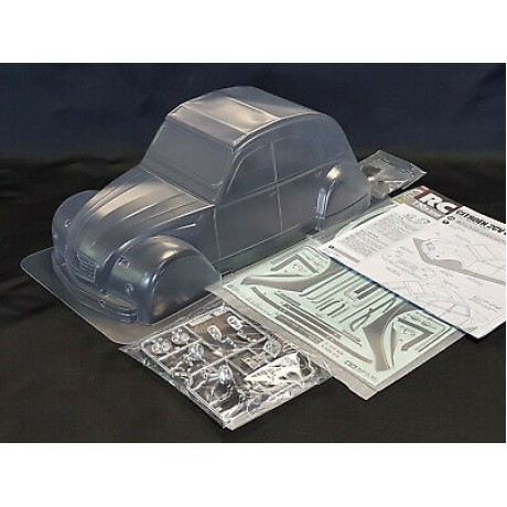 TAMIYA Citroen 2CV Charleston Clear Body Set For 1/10 M-Chassis