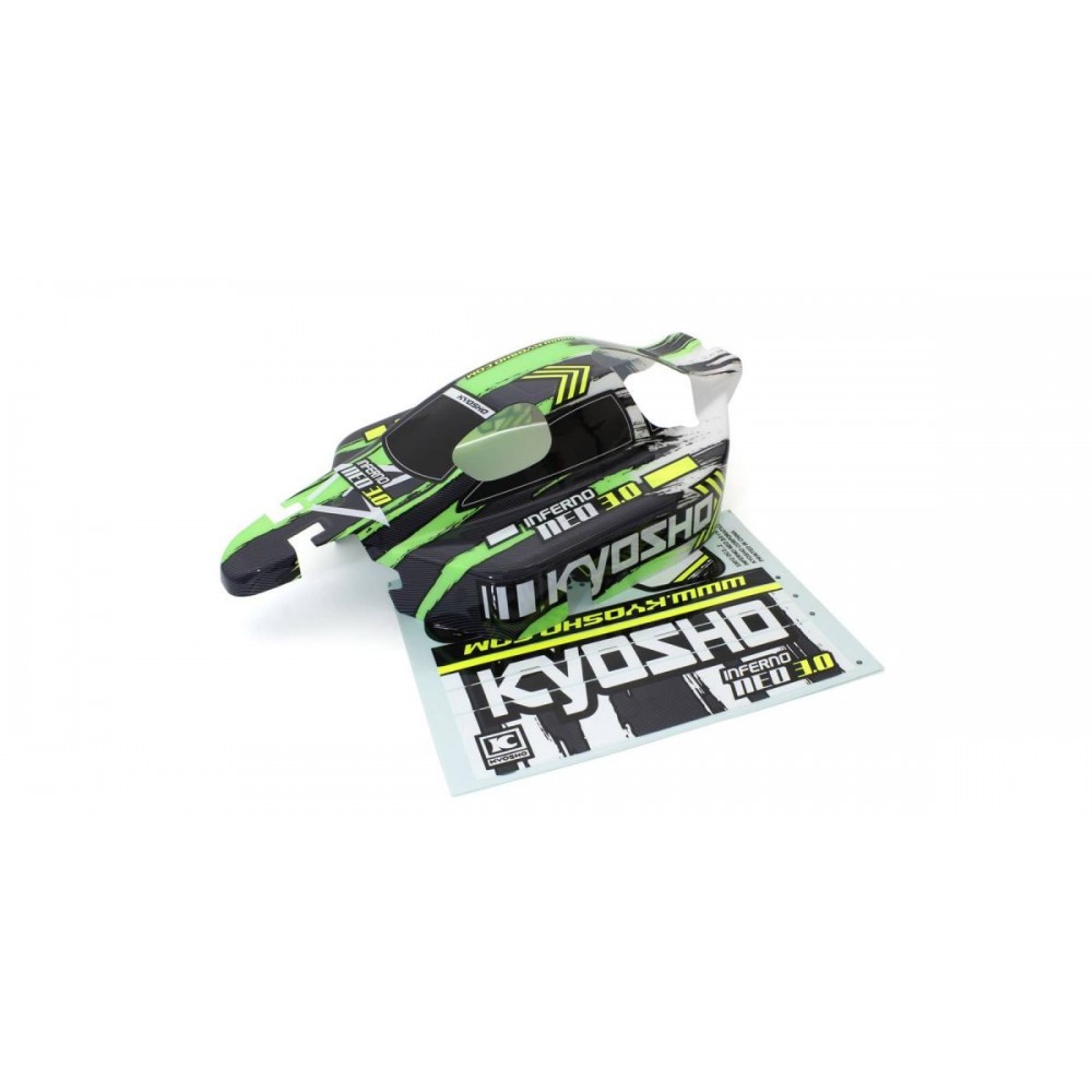 KYOSHO IFB114GR Bodyshell 1:8 Inferno NEO 3.0 Type 4 (Green)