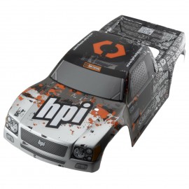 HPI 109883 NITRO GT-3 TRUCK PAINTED BODY (SILVER/BLACK) 