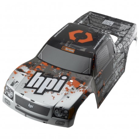HPI 109883 NITRO GT-3 TRUCK PAINTED BODY (SILVER/BLACK)
