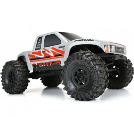 PRO-LINE 1/10 Cliffhanger HP Tough-Color Body 12.3” 313mm WB Crawlers Gray (CLEAR) 
