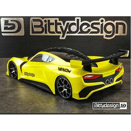 BITTYDESING 1/10 VENOM Clear Body (190mm GT)