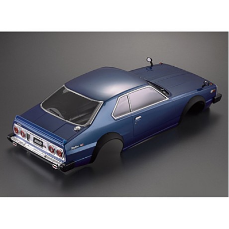 KILLERBODY 1/10 Nissan Skyline 2000 Turbo GT-ES Body (Blue) PAINTED