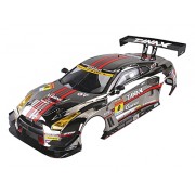 KILLERBODY 1/10 Gainer Tanax GT-R Nismo R35 Bodyshell PAINTED (Silver) 200mm