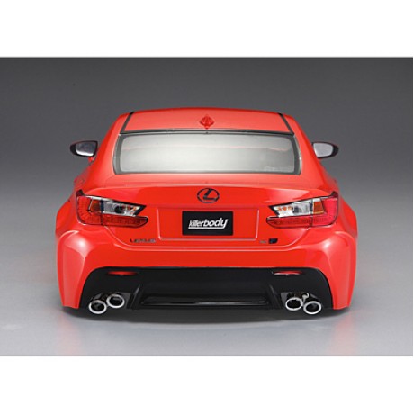 KILLERBODY 1/10 Lexus RC F Body PAINTED (Orange) 195mm