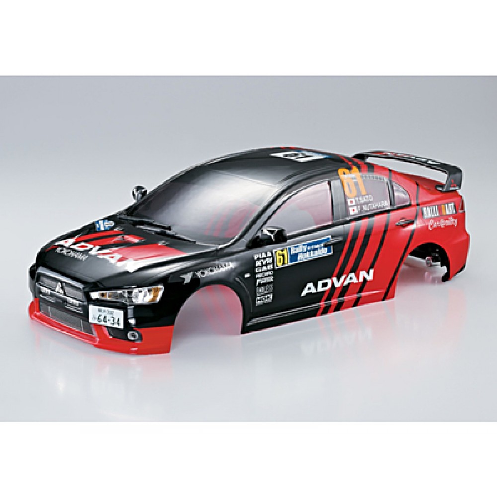 KILLERBODY 1/10 Mitsubishi Lancer Evo X Rally-Racing (Painted) 185mm