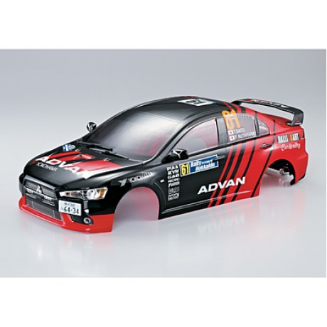 KILLERBODY 1/10 Mitsubishi Lancer Evo X Rally-Racing (Painted) 185mm