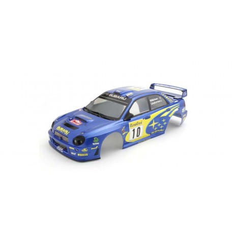 KYOSHO FAB612BL Fazer FZ02-R 1:10 Subaru Impreza WRC 2002 Rally Body Set - Blue PAINTED