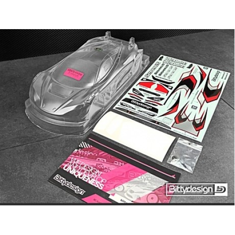 BITTYDESING Seven20 1/10 GT 190mm Body CLEAR