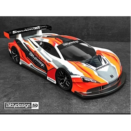 BITTYDESING Seven20 1/10 GT 190mm Body CLEAR