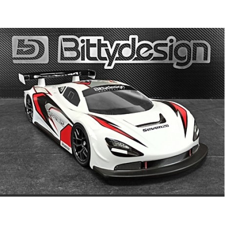 BITTYDESING Seven20 1/10 GT 190mm Body CLEAR
